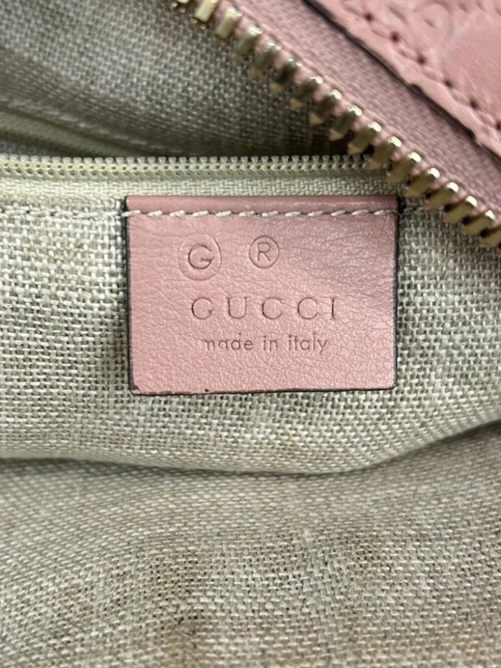 GUCCI Bree 449243 Pink Leather - Tote Bag - Picture 10 of 12